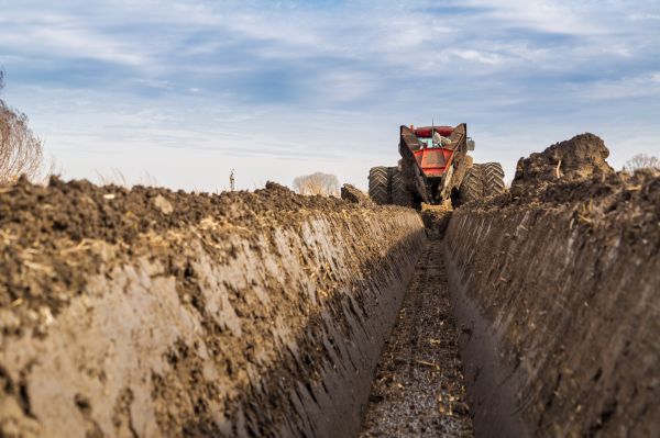 Drainage Trench Repair in Youngstown