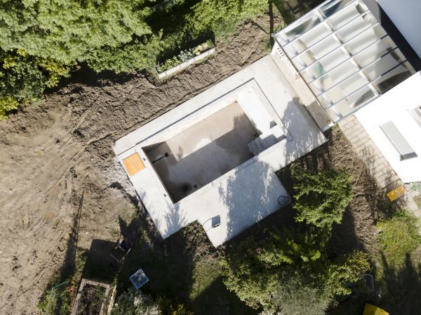 Pool Area Grading in Youngstown