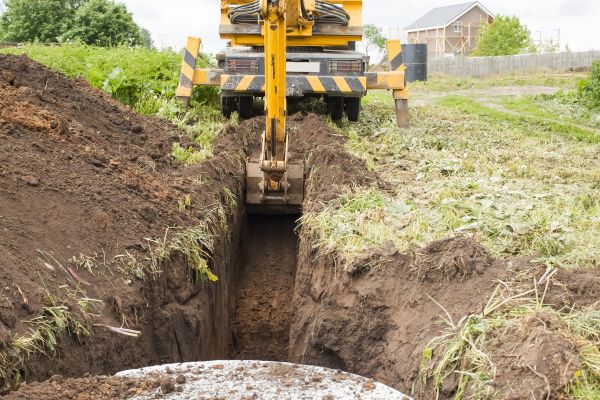 Drainage Trench Installation in Youngstown