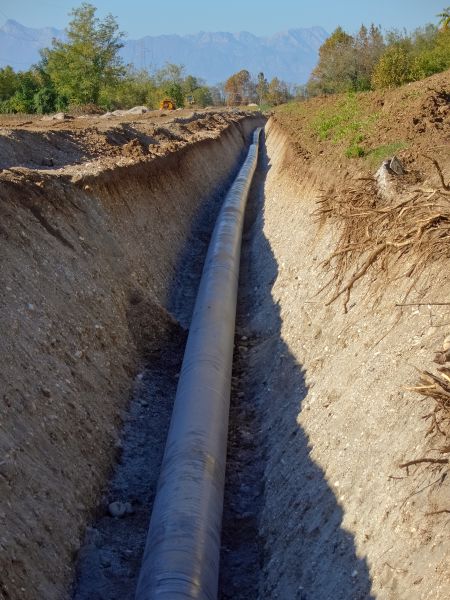 Gas Pipe Trenching in Youngstown