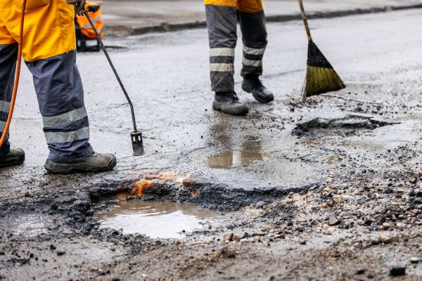Gravel Pothole Repair in Youngstown