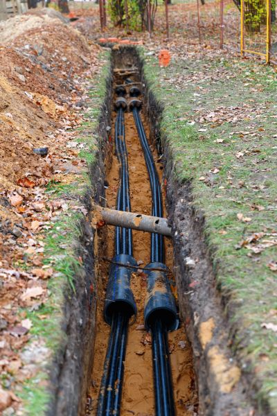 Electrical Line Excavation in Youngstown